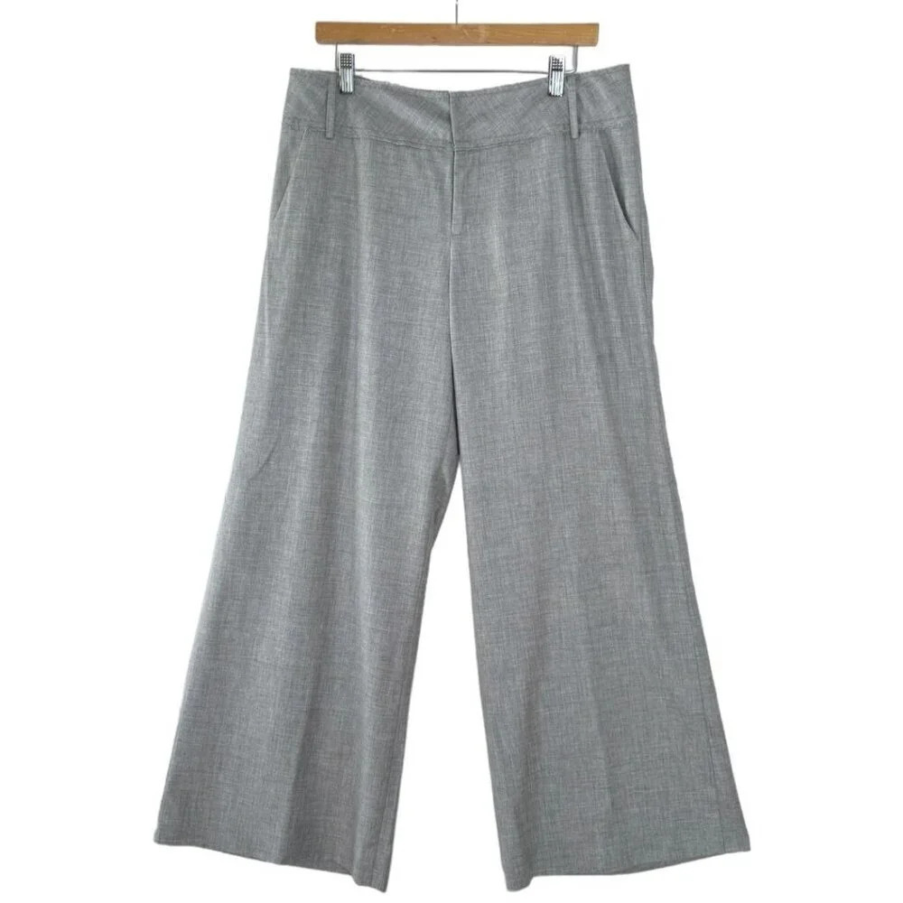 Y2K Vintage Rachel Roy New‎ York Wool Blend Mid Rise Wide Leg Trousers Size 12